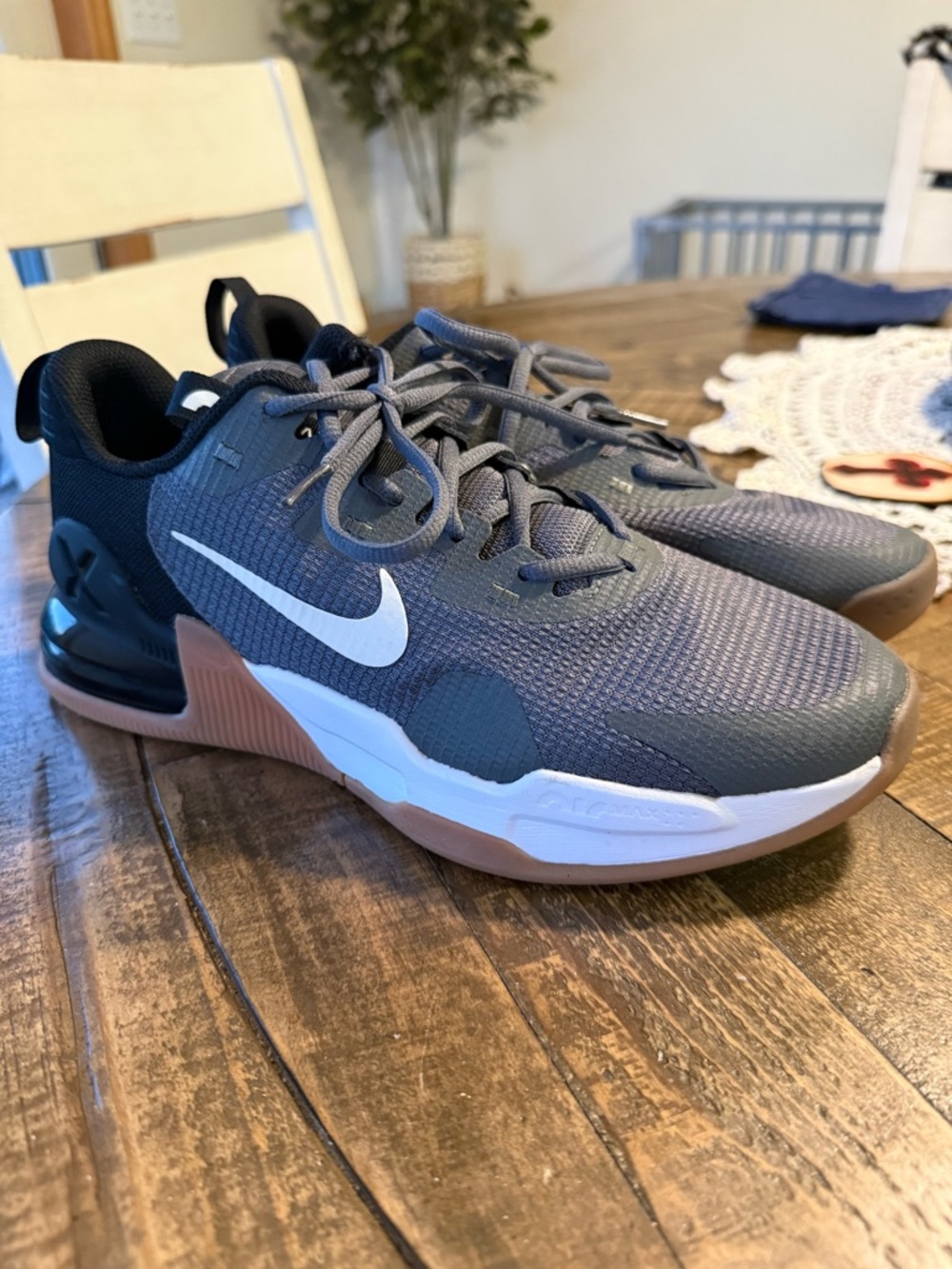 Nike Air Max Alpha Trainer 5 Iron Grey Gum, Sz 8 , BNNU.